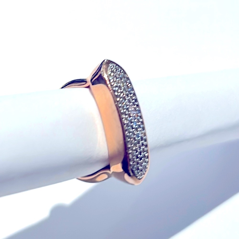 Diamond Monica Vander🌹Baja Rose Gold Ring🌹 - Picture 3 of 11